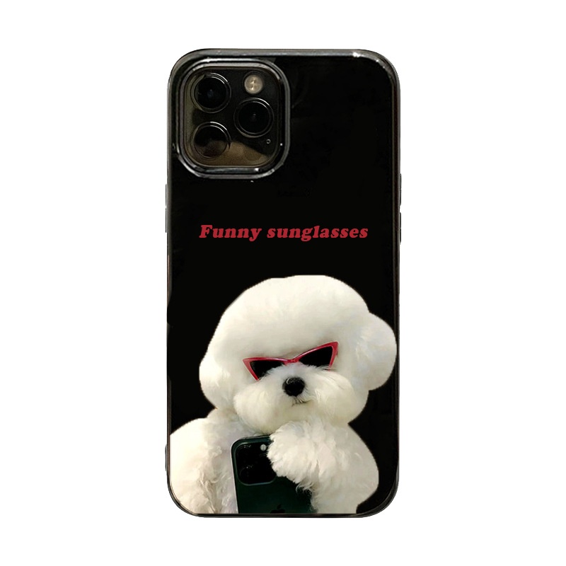 Ốp Điện Thoại TPU Silicon Hình Cún Hoạt Hình Cho ốp iPhone 11 pro max X Xr Xs 7 8 14 Plus Se 2020 12 pro max 13