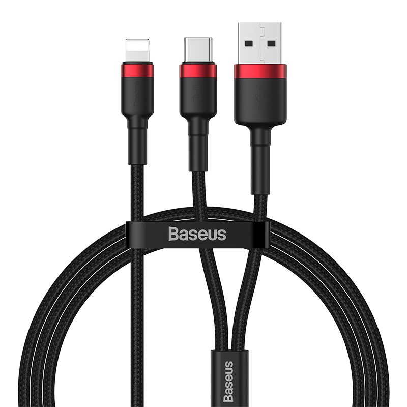 Dây cáp sạc/đồng bộ dữ liệu Baseus PD 18W cổng USB C to cho IP11 Pro laptop táo dài 0.5m/1m/2m