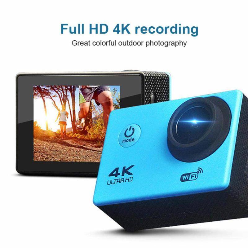Camera Hành Trình AIR 4K 30PFS 1080P 4x Zoom WIFI 2 Inch Chống Nước Gắn Mũ Bảo Hiểm Xe Máy