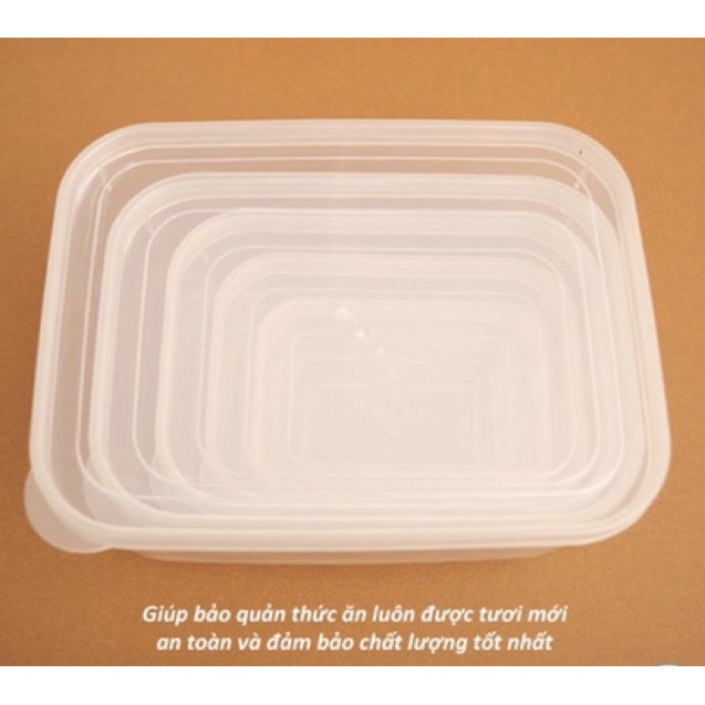 Combo 5 hộp nhựa đựng thực phẩm 2288