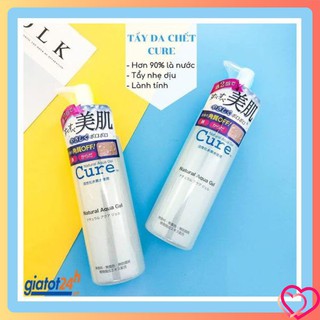 Tẩy da chết Cure Natural Aqua Gel nội địa Nhật 250ml
