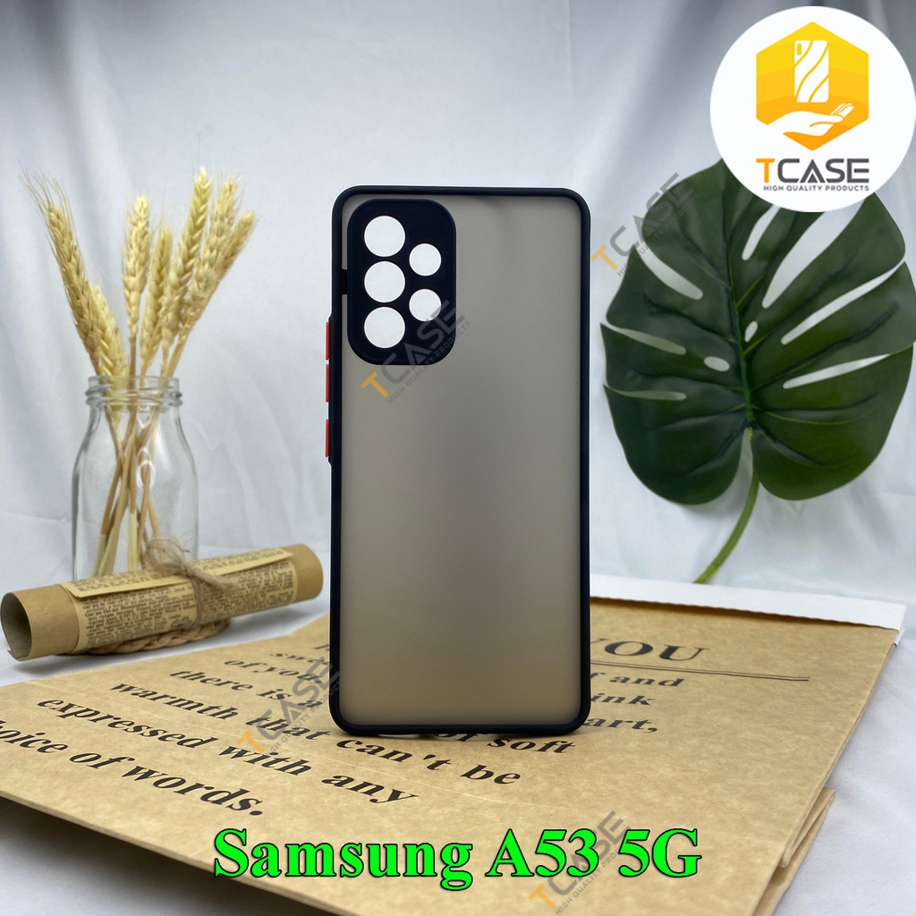 Ốp lưng Samsung Galaxy A34, A54, A04E, A13, A23, A33, A53 5G, A73 5G, M33 5G, M53 5G - Ốp nhám chống sốc bảo vệ camera