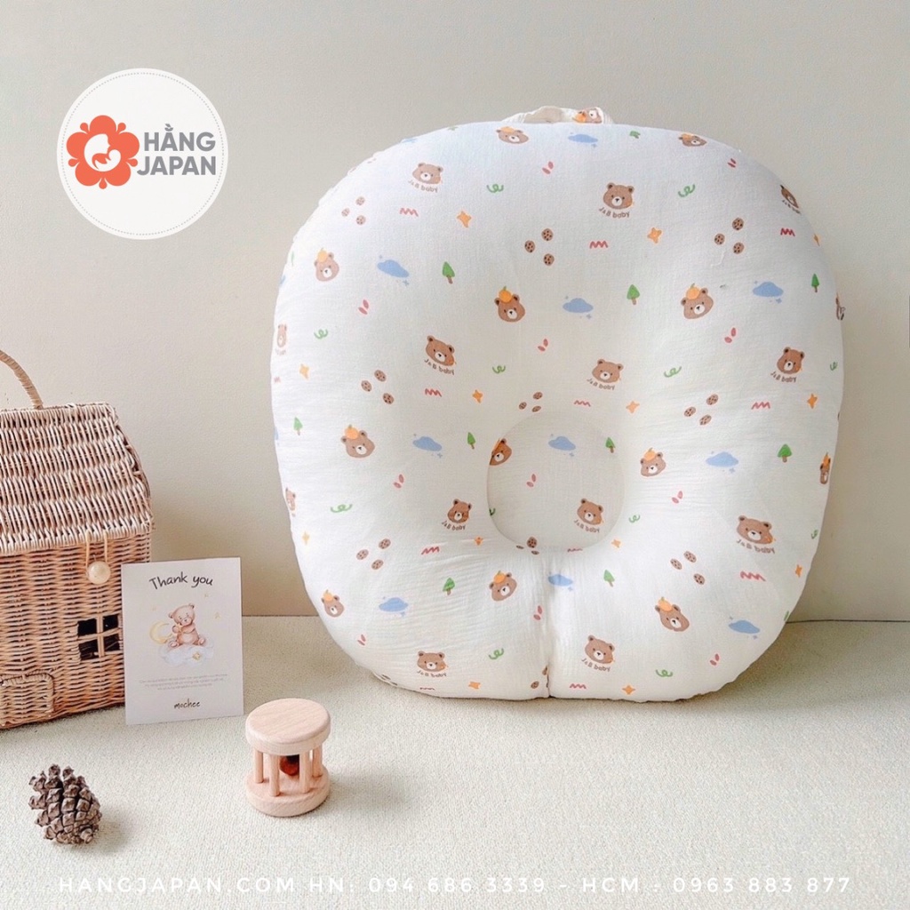 Full set 7 món vải xô Muslin chần bông họa tiết  MOCHEE cao cấp, mềm mại, mỏng nhẹ và ko bị nóng bí lưng cho bé