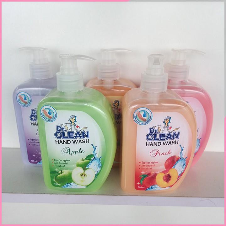 Nước rửa tay Drclean sạch khuẩn 500gram có nhiều mùi dùng cho cả nhà - Ahimom