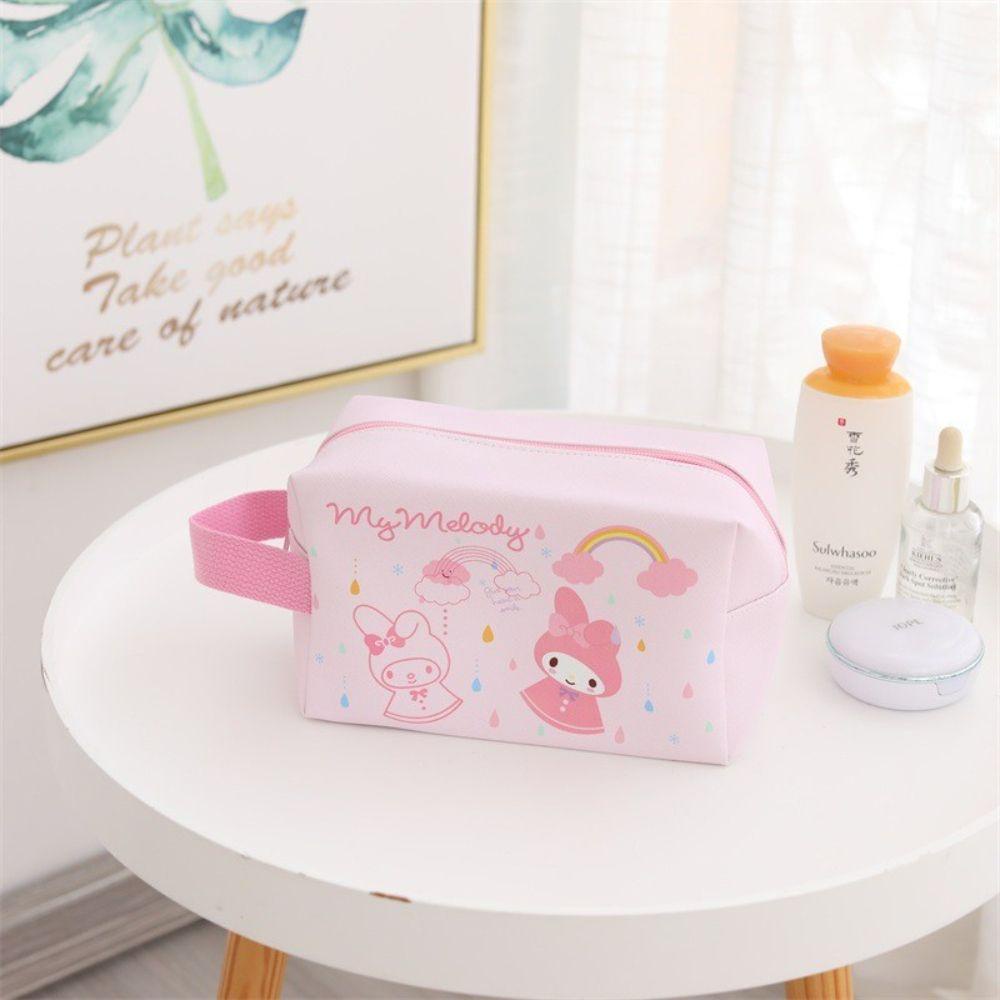 Túi Đựng Mỹ Phẩm Đa Năng Cỡ Lớn Chống Thấm Nước Họa Tiết Shin Cậu Bé Bút Chì Ốp