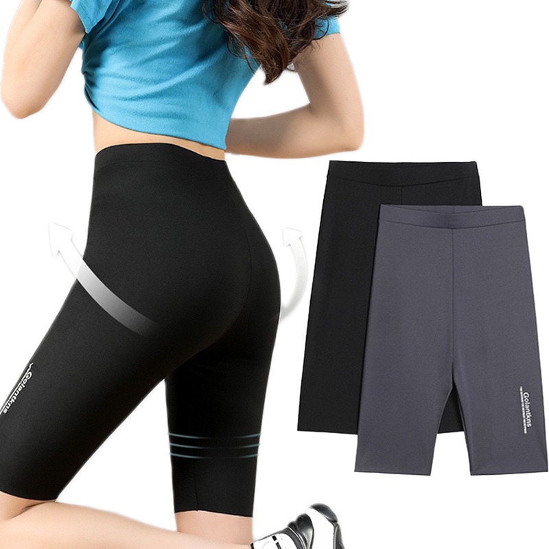 Quần Lửng Lưng Cao Định Hình Eo Thoáng Khí Thời Trang Mùa Hè Cho Nữ