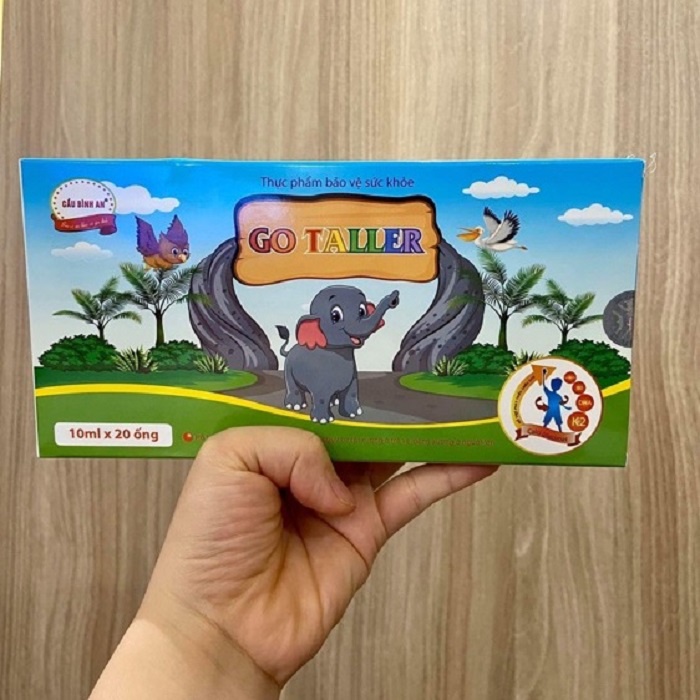 Go Taller Cầu Bình An - Giúp trẻ phát triển chiều cao, thông minh, khỏe mạnh. Bổ xung Canxi, Vitamin K2, Vitamin D3, DHA
