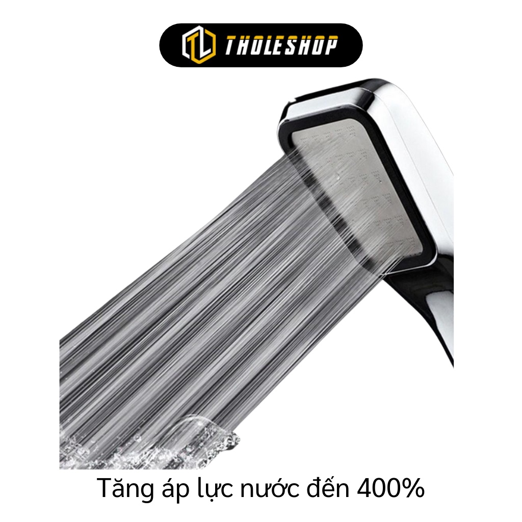 Đầu Vòi Sen - Tay Sen Tăng Áp Vuông, Tăng Áp Lực Đến 400%, Thân Thiện Môi Trường 6052