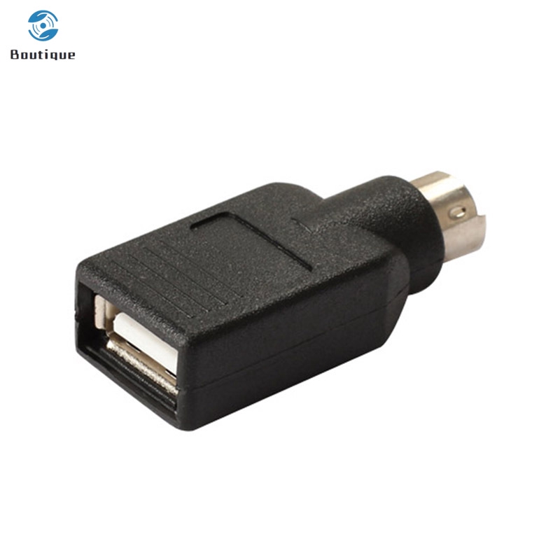 Bộ Chuyển Đổi Usb Sang Ps2 Ps / 2 Port Adapter Cho Chuột Và Bàn Phím Pc - Màu Đen