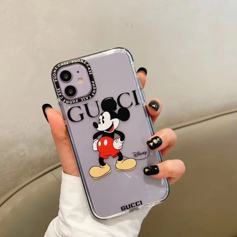 Ốp Điện Thoại Chống Va Đập In Hình Chuột Mickey Gucci Cho Iphone Se 11pro Xs Max Xr I8 I7