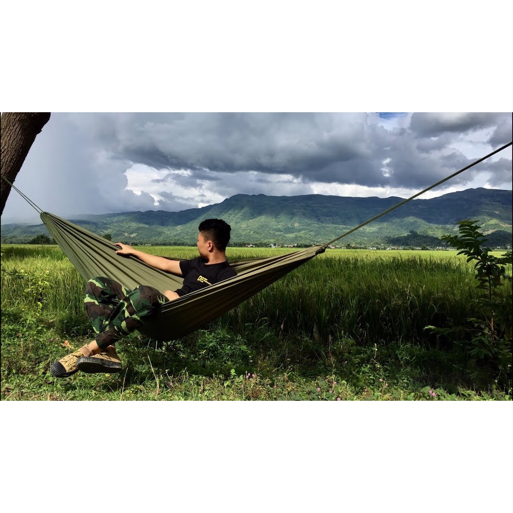 Sản Phẩm Cắm Trại Tấm Che Mưa, Võng, Dựng Lều + Võng + Dây