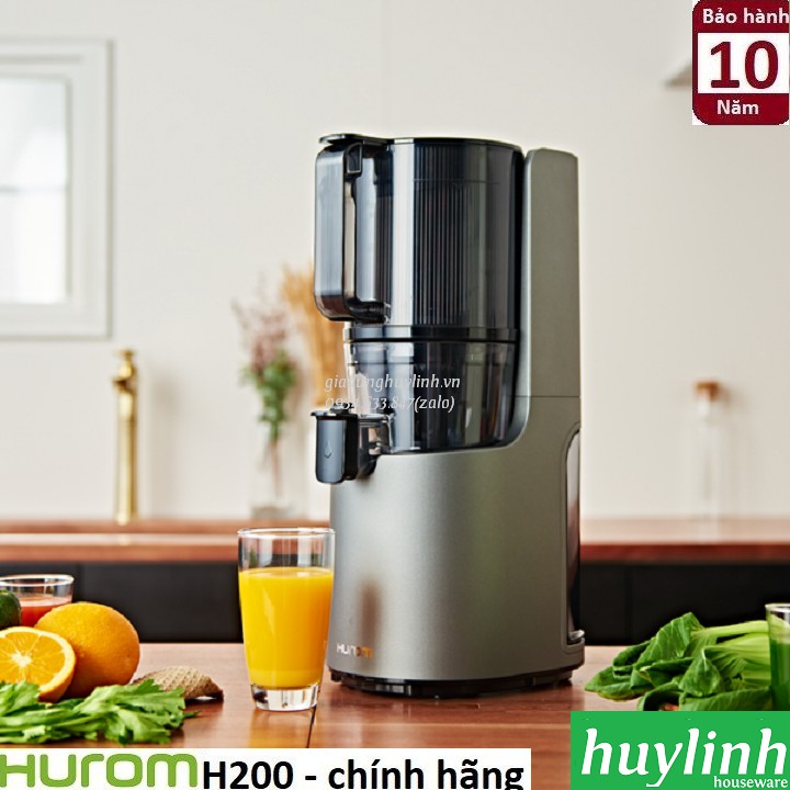 [Mã ELHAMS5 giảm 6% đơn 300K] Máy ép trái cây chậm Hàn Quốc Hurom H200-DBR - 100% chính hãng