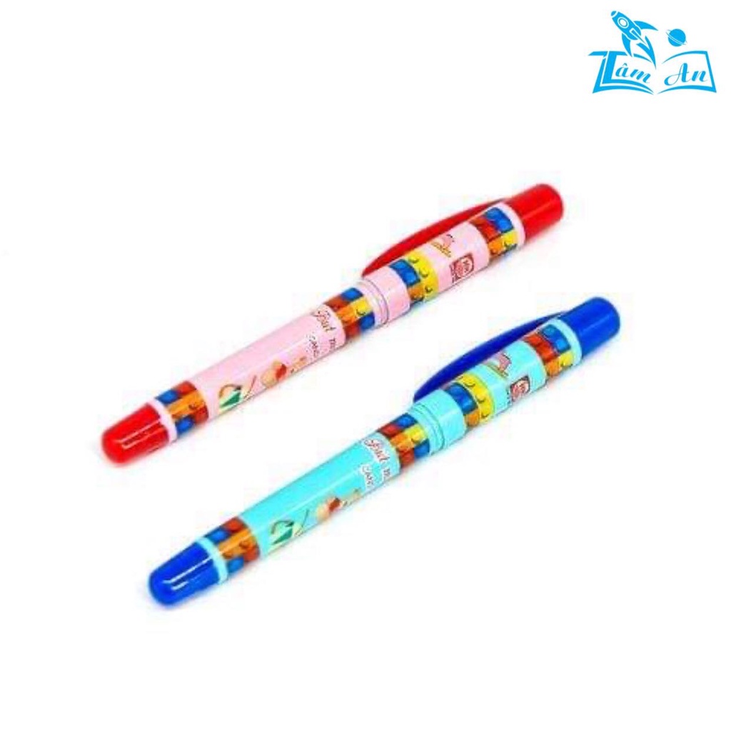 Bút Hồng Hà Candy bear 2271 ngòi trơn điểm hạt- Bút máy luyện chữ đẹp học sinh