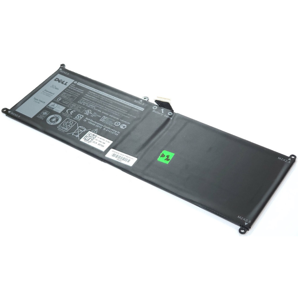 (BATTERY) PIN LAPTOP DELL XPS 9250 7VKV9 (ZIN) (2 CELL) dùng cho XPS 12 9250, Latitude 12 7275