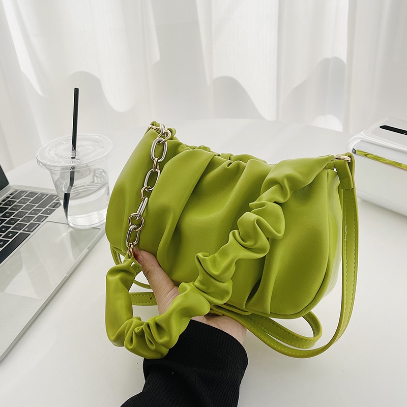 Túi IELGY đeo chéo hình đám mây màu sắc đơn giản thời trang cho nữ