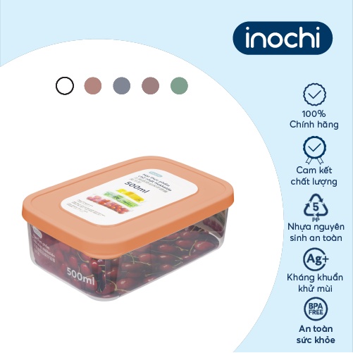 Hộp thực phẩm chữ nhật Inochi - Hokkaido 500ml-750ml-1000ml-1500ml-2000ml-2500ml