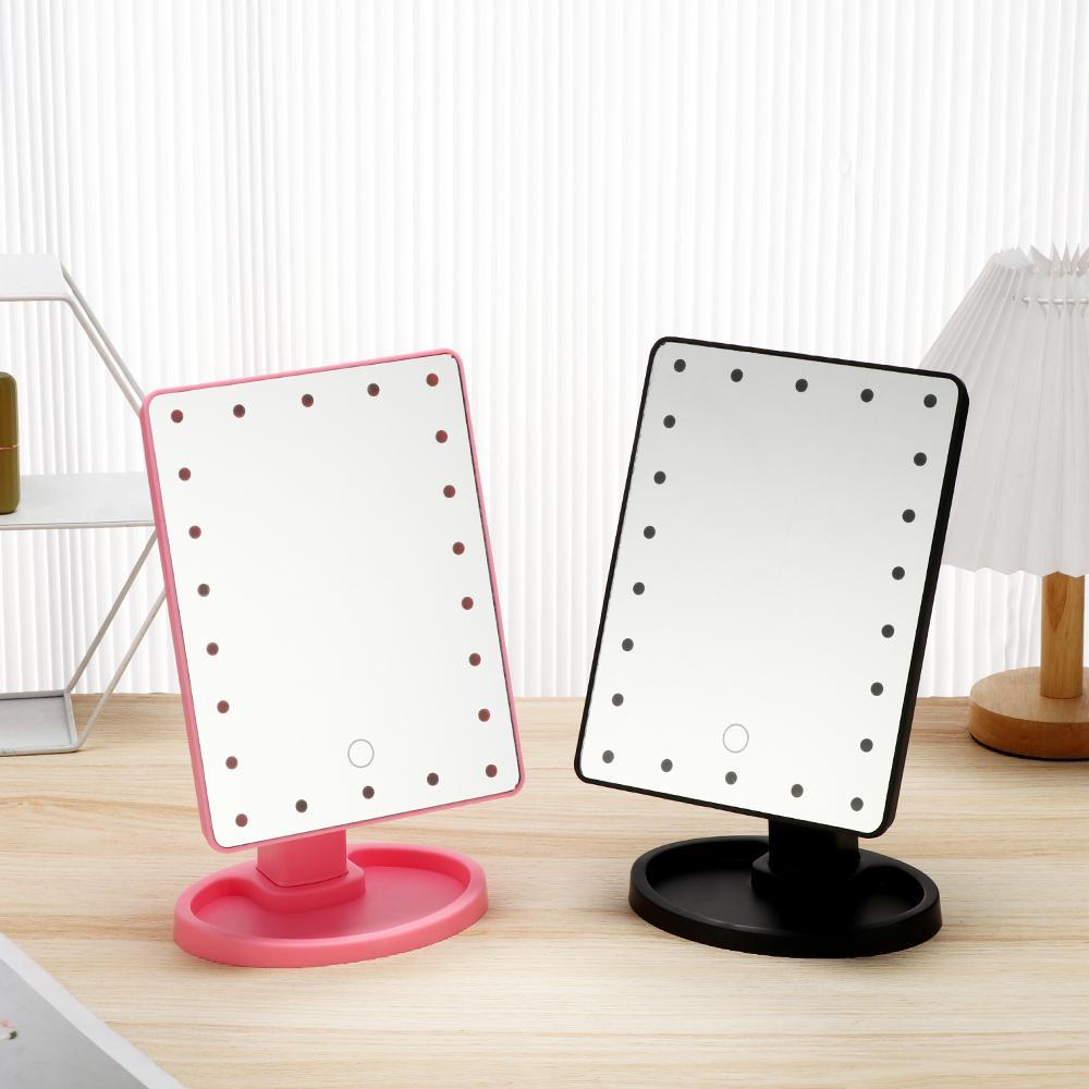 PATH Gương Trang Điểm Có Đèn LED Cảm Ứng Để Bàn