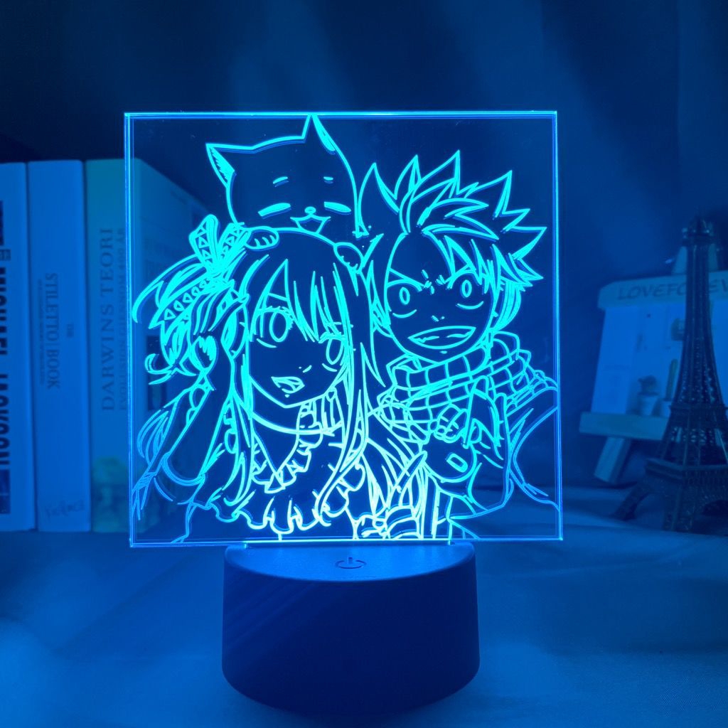 Đèn Led 3d Hình Phim Hoạt Hình Fairy Tail