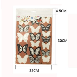 1 Bộ 18 Con Bướm Trang Trí