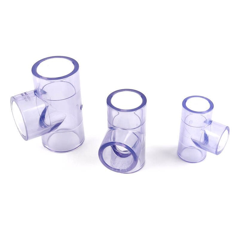 1 Đầu Nối Ống Nước PVC Trong Suốt Đường Kính 20/25/32mm 3 Chiều