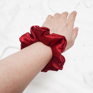 [ẢNH THẬT ĐỘC QUYỀN FILILO] Scrunchies Dây Buộc Tóc Vải Lụa Cao Cấp Size Lớn Nhỏ