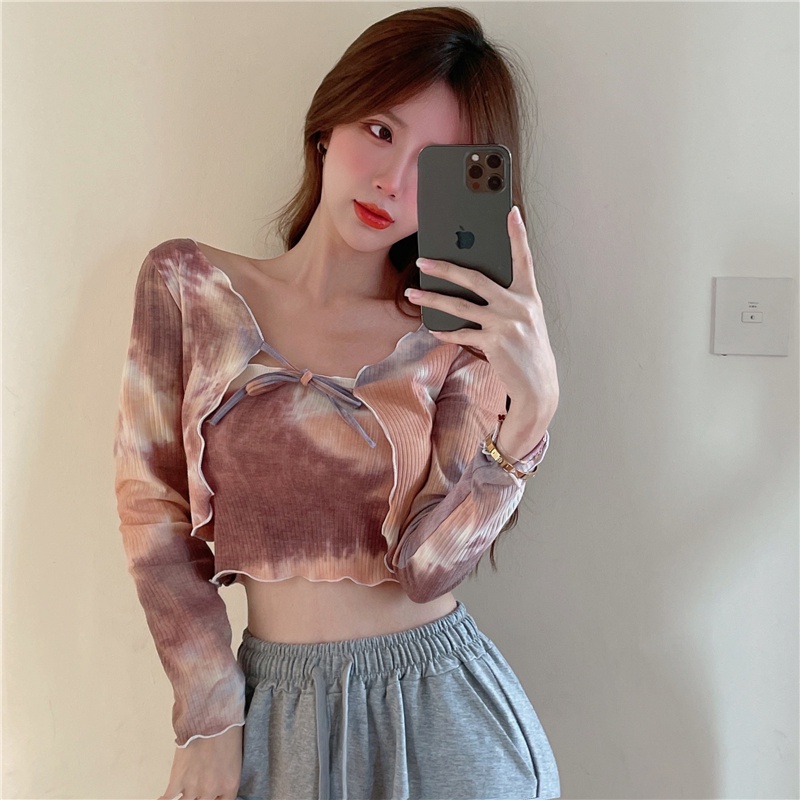 Áo Ống Nhuộm Màu Kiểu Hàn Quốc Dễ Phối Đồ