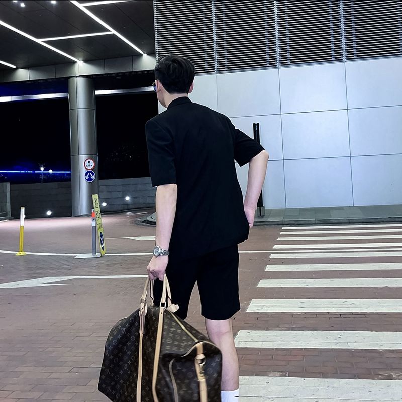 Set đồ vest ngắn thời trang Hàn Quốc trẻ trung cho nam