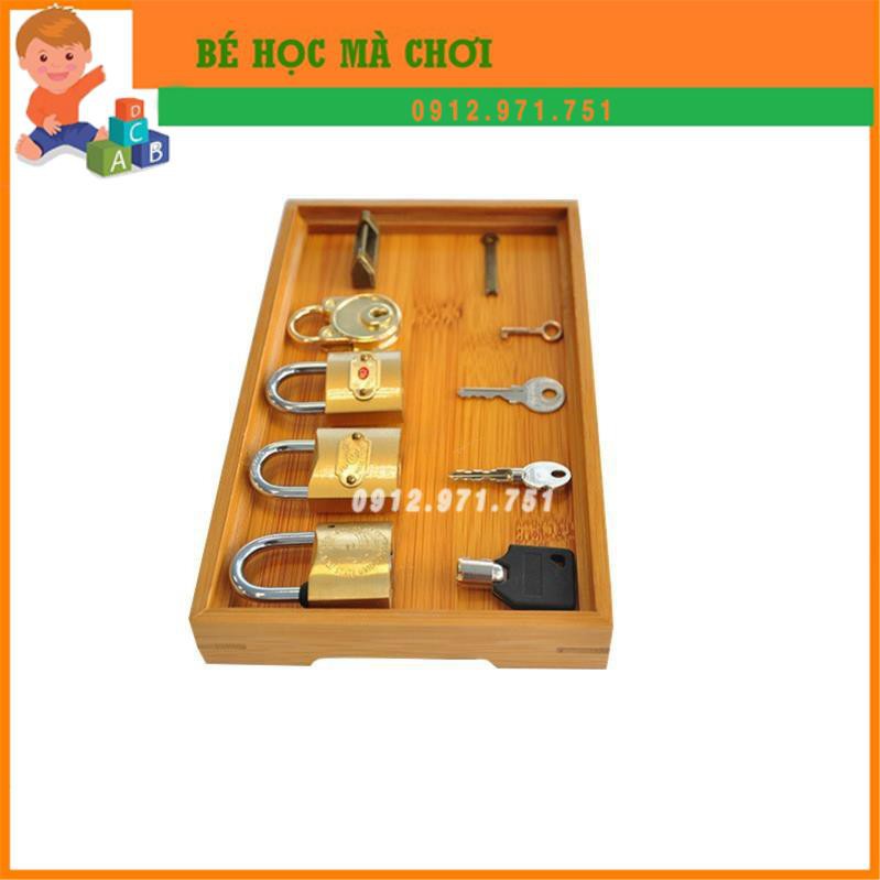 Giáo cụ Montessori thực hành cuộc sống - Bộ 5 khóa