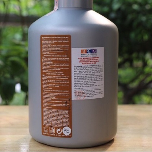 KEM DƯỠNG XẢ KHÔ BES HERGEN LEAVE IN ENRICHING 1500ML