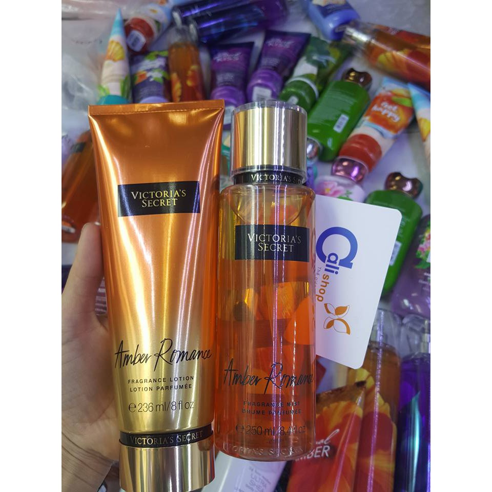 Dưỡng thể Victoria's Secret Amber Romance Fragrance Lotion