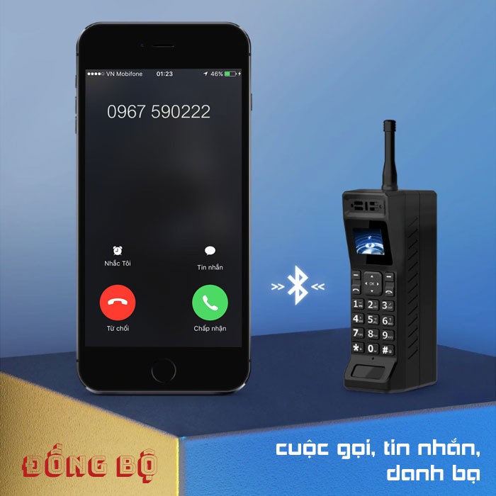 [Mã ELMS5 giảm 7% đơn 300K] Điện Thoại Độc Lạ Mini W3 Kết Nối nghe gọi và nhắn tin thay Smartphone Thay Đổi Giọng Nói | BigBuy360 - bigbuy360.vn