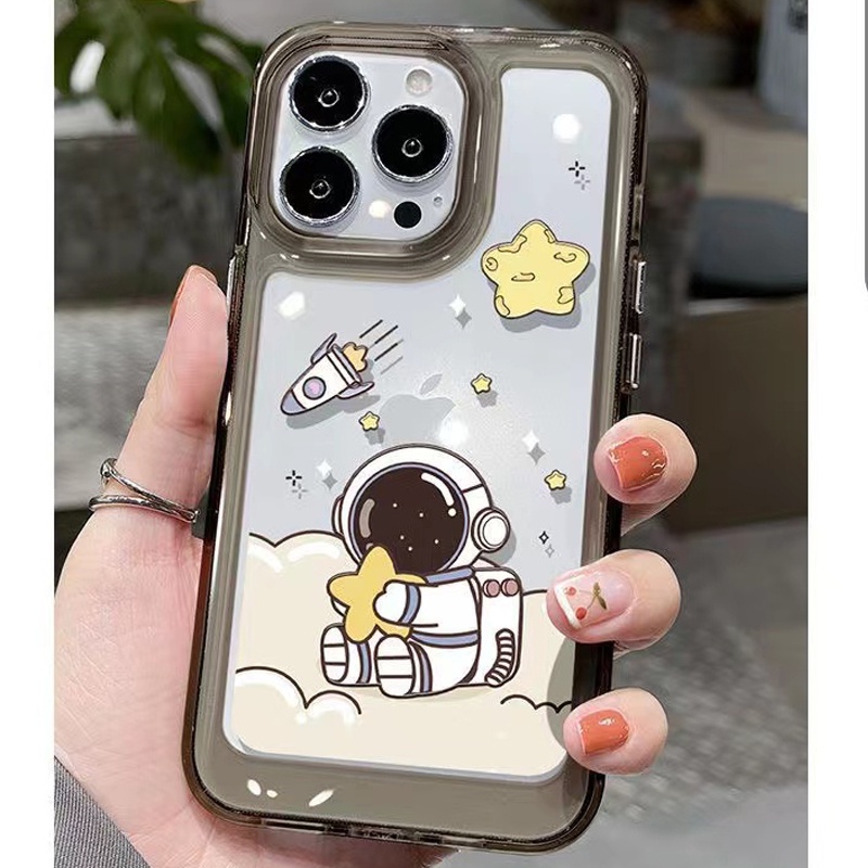 Ốp Điện Thoại TPU Dẻo Trong Suốt Họa Tiết Hoạt Hình Dễ Thương Cho IPhone 14 12 13 6 6S 7 8 Plus X XS XR 11 Pro Max