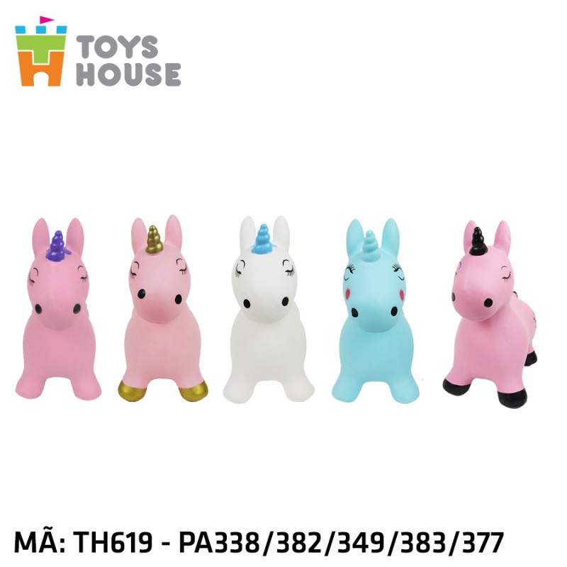 Thú nhún bơm hơi hình thú đủ mẫu Toys House