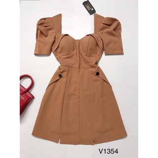 Váy xòe tay bồng SML