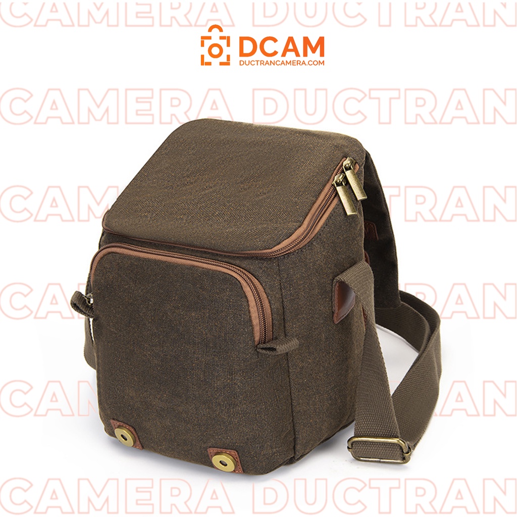 Túi máy ảnh Caden Vintage Mini kiểu dáng bụi bặm thời trang CT05