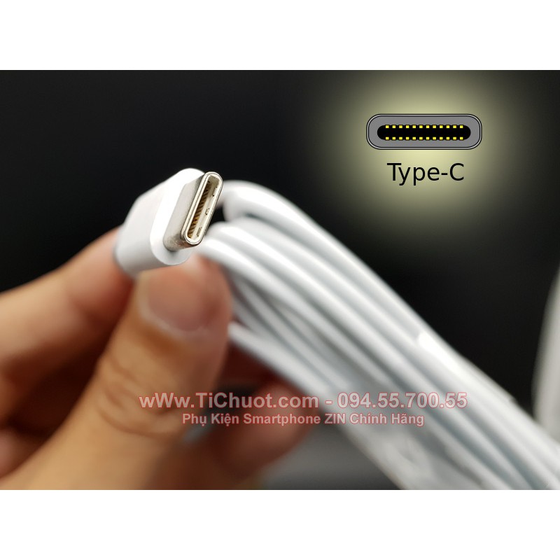 [ZIN THEO MÁY] Cáp USB Type-C Xiaomi Màu Trắng