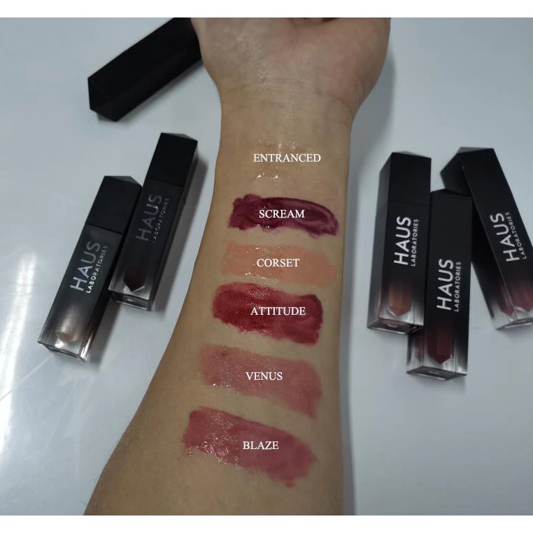 Son bóng màu lâu trôi dưỡng ẩm son môi HAUS lip gloss