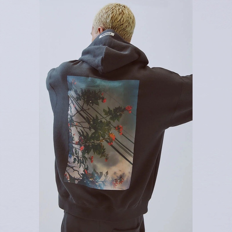 Áo nỉ tay dài in chữ Heat Sell FOG FEAR OF GOD ESSENTIALS Plus