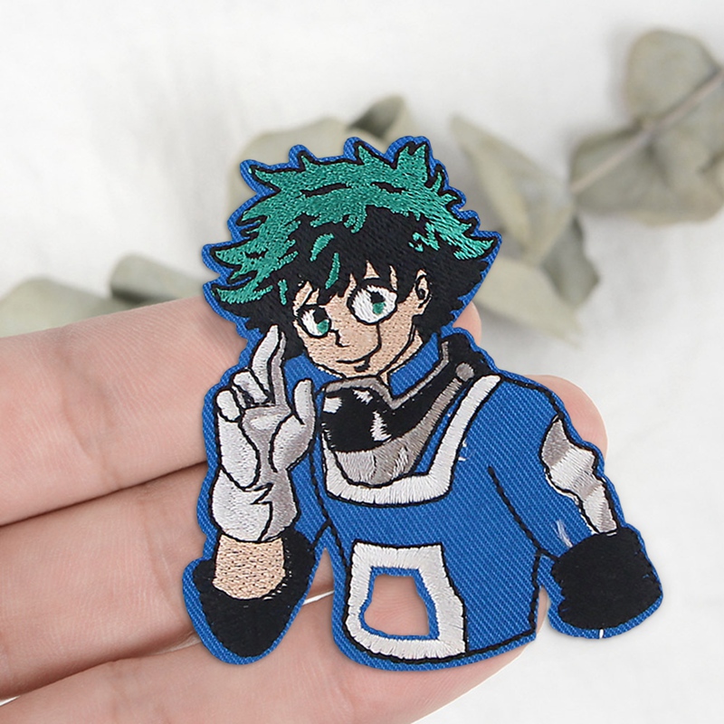 Miếng dán quần áo dạng ủi thêu hình nhân vật anime My Hero Academia đáng yêu