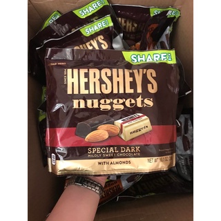 Chocolate hershey's nuggets - special dark 289g socola mỹ có nhân hạnh nhân