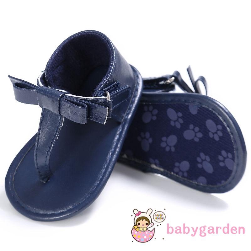 Giày Sandal Đế Mềm Đính Nơ Thời Trang Cho Bé Gái Dễ Thương