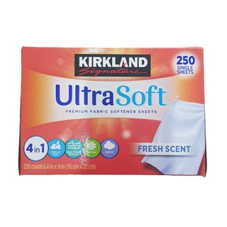 Giấy nến thơm giặt quần áo KIRKLAND Fabric Softener (250 Tờ) / Giấy sấy xả quần áo
