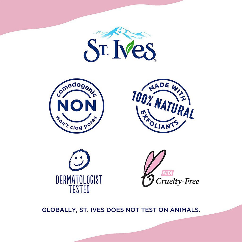 Sữa Rửa Mặt St.Ives Tẩy Tế Bào Chết Chiết Xuất Hoa Hồng & Nha Đam - Skinfa