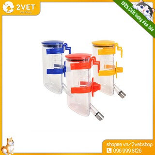 Bình nước gắn chuồng dày 350 - phụ kiện - vật dụng cho thú cưng