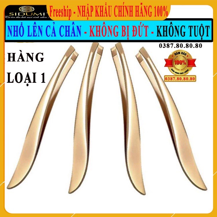 Nhíp nhổ lông nách cao cấp / Nhíp nhổ râu nhổ tóc bạc tóc sâu tận gốc không đứt, siêu bám