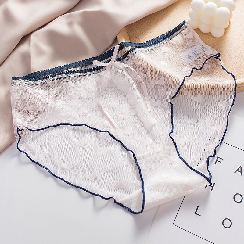 Quần lót ren voan lưới nữ thoáng mát mền mại cao cấp