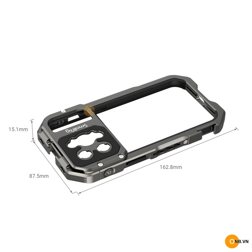 SmallRig Cage iPhone 13 Pro - Khung bảo vệ kim loại hỗ trợ quay 3562