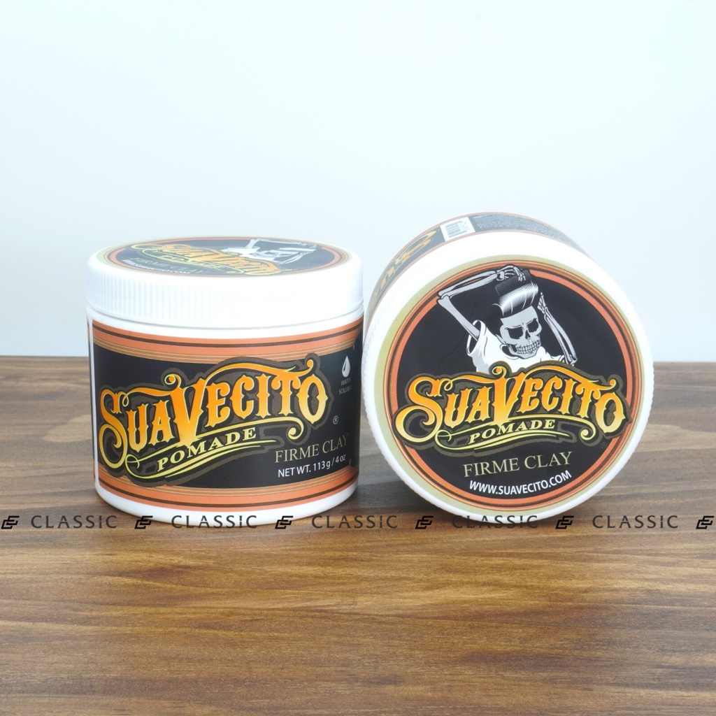 Sáp Vuốt Tóc Suavecito Firme Clay Pomade 113g