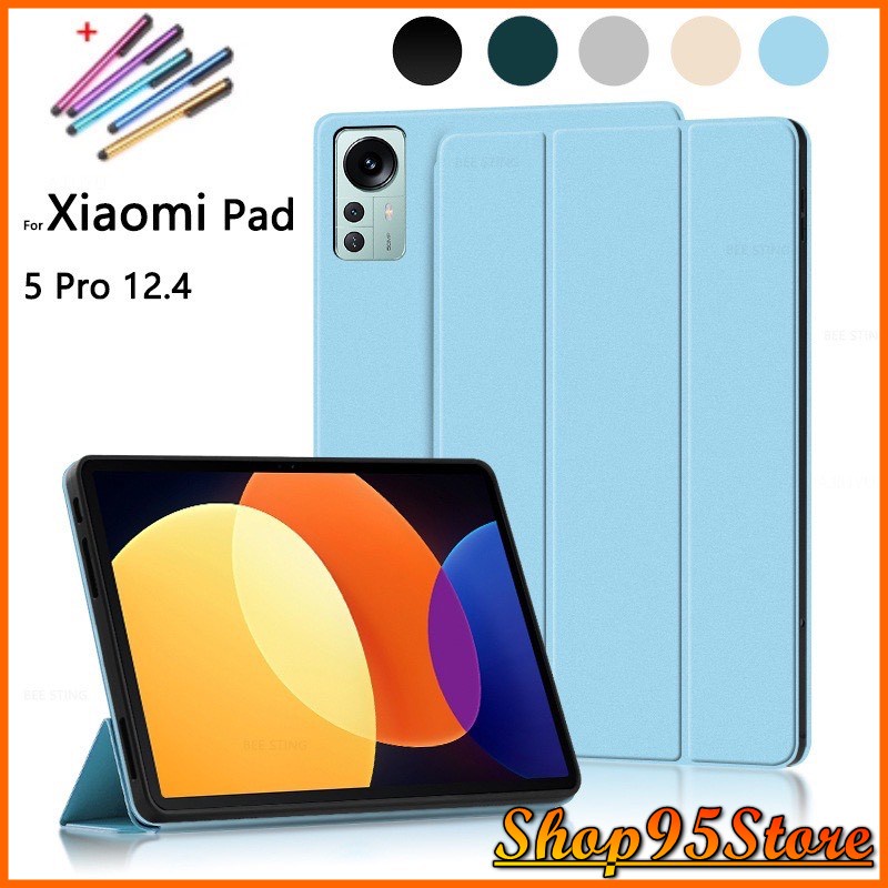 Bao Da Máy Tính Bảng Cho Xiaomi Pad 5 Pro 12.4 inch 2022 từ tính hỗ trợ smart cover