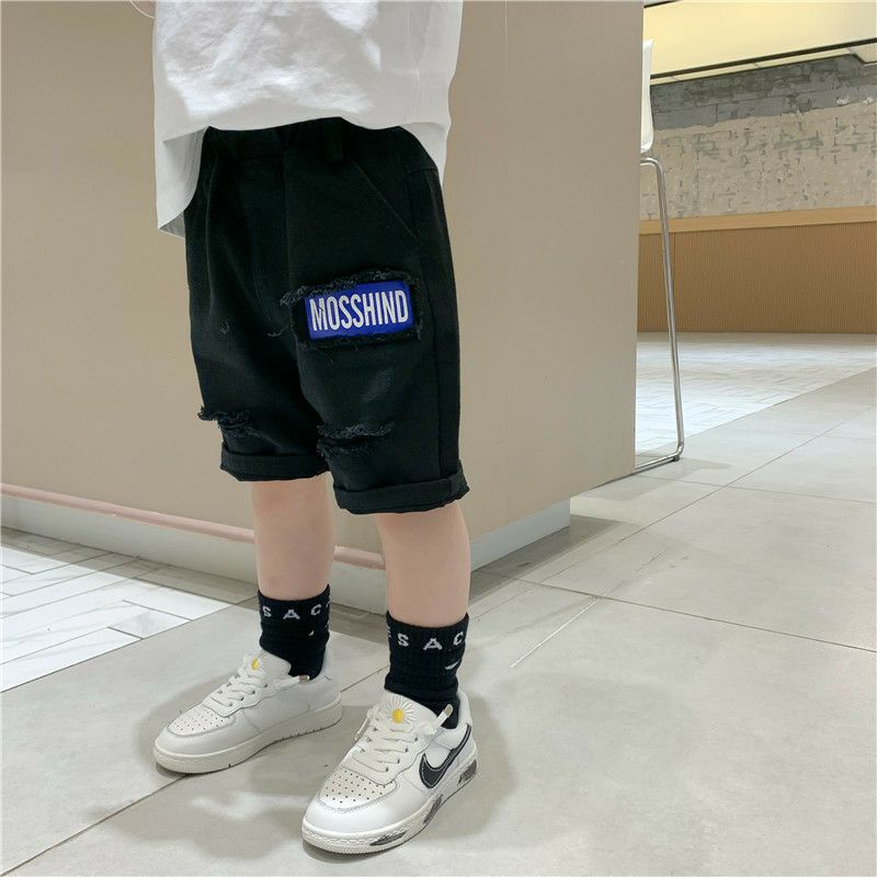 Quần đùi kaki lửng cá tính cho bé trai, quần short thời trang trẻ em Q005